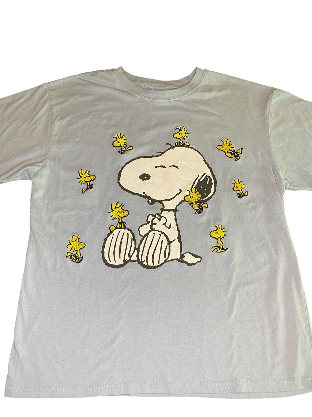 Snoopy Tee Unisex Women’s L Woodstock 70s 90s Cartoon Kidcore Peanuts Dog Y2K - Picture 2 of 7